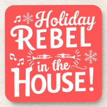 Grappige kerst drank coaster