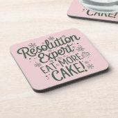 Grappige kerst drank coaster bier onderzetter (Linkerzijde)