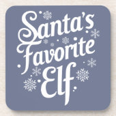 Grappige kerst drank coaster bier onderzetter (Voorkant)