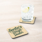 Grappige kerst drank coaster bier onderzetter (Rechterzijde)