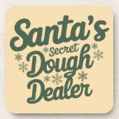 Grappige kerst drank coaster bier onderzetter (Voorkant)