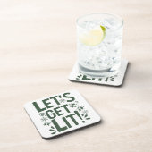 Grappige kerst drank coaster bier onderzetter (Rechterzijde)