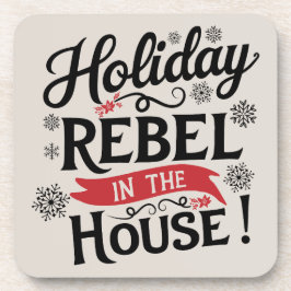 Grappige kerst drank coaster bier onderzetter