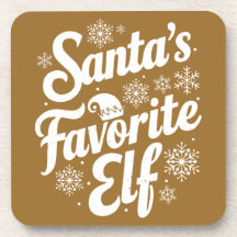 Grappige kerst drank coaster