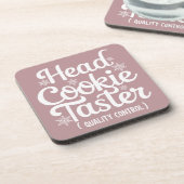 Grappige kerst drank coaster bier onderzetter (Linkerzijde)