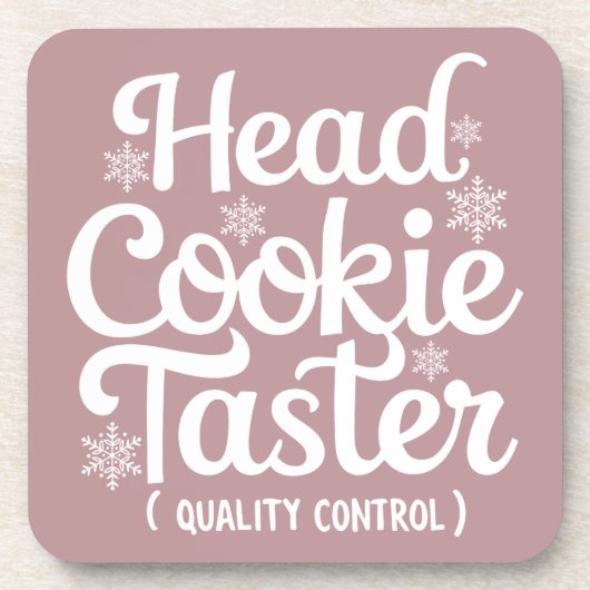 Grappige kerst drank coaster bier onderzetter (Voorkant)