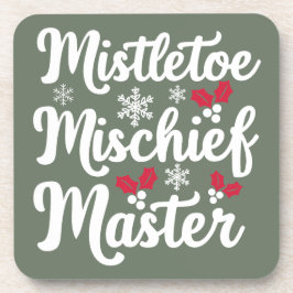Grappige kerst drank coaster bier onderzetter