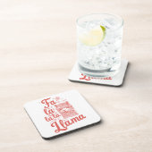 Grappige kerst drank coaster bier onderzetter (Rechterzijde)