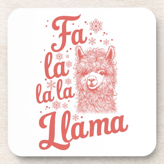 Grappige kerst drank coaster bier onderzetter (Voorkant)