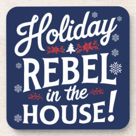 Grappige kerst drank coaster bier onderzetter