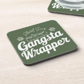 Grappige kerst drank coaster bier onderzetter (Linkerzijde)