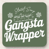 Grappige kerst drank coaster bier onderzetter (Voorkant)