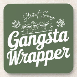 Grappige kerst drank coaster bier onderzetter