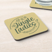 Grappige kerst drank coaster bier onderzetter (Linkerzijde)