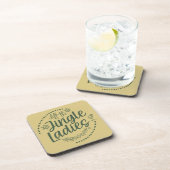Grappige kerst drank coaster bier onderzetter (Rechterzijde)