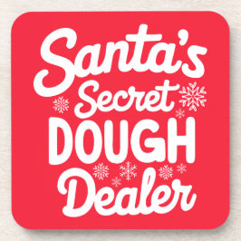 Grappige kerst drank coaster bier onderzetter