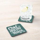 Grappige kerst drank coaster bier onderzetter (Rechterzijde)