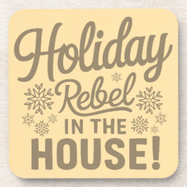Grappige kerst drank coaster bier onderzetter