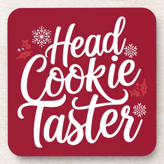 Grappige kerst drank coaster bier onderzetter (Voorkant)