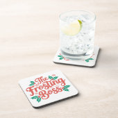 Grappige kerst drank coaster bier onderzetter (Rechterzijde)