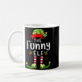 Grappige Kerst Elf Bijpassende Pyjama Kerstmis Fee Koffiemok (Links)