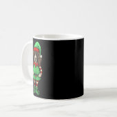 Grappige Kerst Elf English Springer Spaniel Hond Koffiemok (Voorkant links)