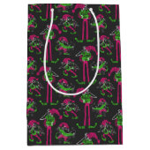 Grappige Kerst Elf Gnome Medium Cadeauzakje (Voorkant)