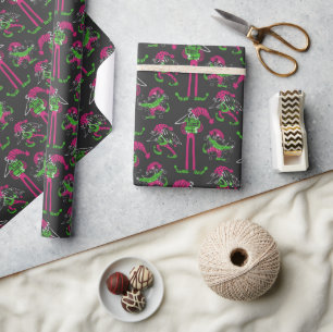 Grappige Kerst Elf Kabouter Cadeaupapier