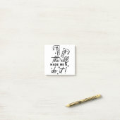 Grappige kerst elf maakte me Doe het Grappig Retro Post-it® Notes (Op bureau)