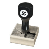 Grappige kerst ezel met kerst pet rubberstempel (Stempel)