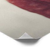 Grappige Kerst Ezel Print Retro Winter Dier (Hoek)
