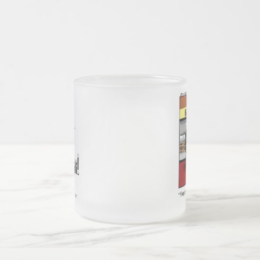 Grappige kerst Frosted Beer Mok (Center)