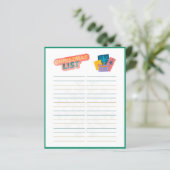 Grappige Kerst Game Geheim Kerstman Kerstlijst (Staand voorkant)