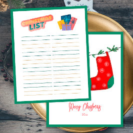 Grappige Kerst Game Geheim Kerstman Kerstlijst