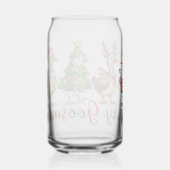 Grappige kerst Gekke gans Blikvorm Glas (Rechts)