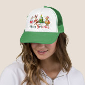 Grappige kerst Gekke gans Trucker Pet (In situ)