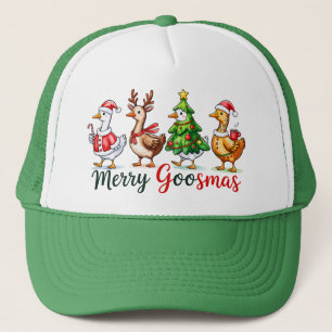 Grappige kerst Gekke gans Trucker Pet