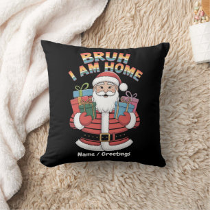 Grappige Kerst Geschenk Brenger Humor Feestelijk W Kussen