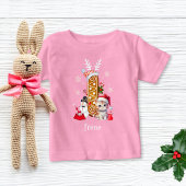 Grappige Kerst Gingerbread Letter I Girl