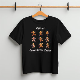 Grappige Kerst Gingerbread Man voor Baker T-shirt