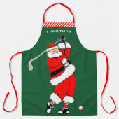 Grappige Kerst Golf Schort (Voorkant)