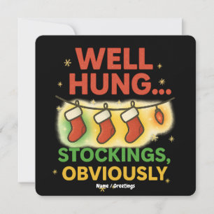Grappige Kerst Grappen “Uiteraard Goed Opgehangen Kaart