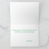 Grappige Kerst Grijze Kat Kaart (Binnen)