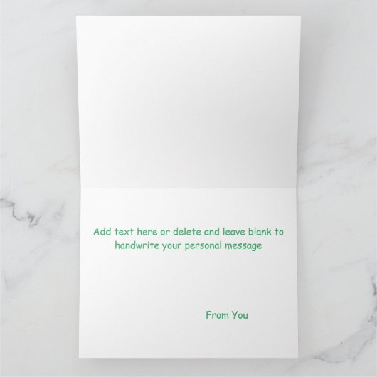 Grappige Kerst Grijze Kat Kaart (Binnen)