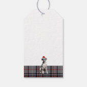 Grappige kerst Grote Deen voor Hondenliefhebbers Cadeaulabel (Achterkant)