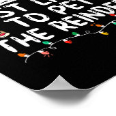 Grappige kerst het meest waarschijnlijk om de rend poster (Hoek)