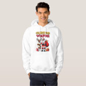 Grappige kerst hoodie - Gangster Wrapper Santa (Voorkant volledig)