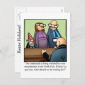 Grappige Kerst Humor Kerstrapelkaart Feestdagenkaart (Voorkant / Achterkant)