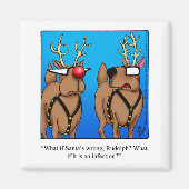 Grappige kerst Humor magneet (Voorkant)