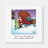 Grappige kerst Humor magneet (Voorkant)